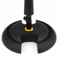 Hercules MS120B PRO Стойка для микрофона (журавль), низкопрофильная, чёрная