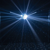 American DJ Pinspot LED II Прожектор для подсветки зеркального шара, белый светодиод 3W