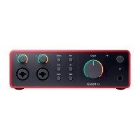 FOCUSRITE Scarlett 4i4 4th Gen Аудиоинтерфейс USB, 4 входа/4 выхода