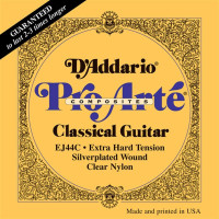 Набор струн для 6-струнной классической гитары D`ADDARIO EJ44C