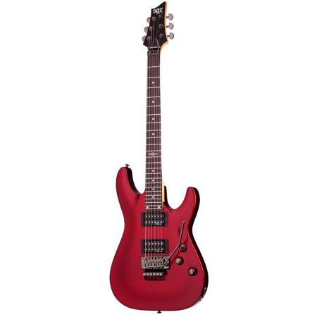 SCHECTER SGR C-1 MRED Электрогитара, 6 струн, цвет красный металлик, чехол в комплекте