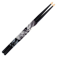 VIC FIRTH SAL Abe Laboriel Jr. Палочки барабаннные, орех, деревянный наконечник, чёрные