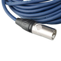 FORCE FMC-05/10 BL Шнур микрофонный XLR (F) ⇔ XLR (M), 10 метров, синий