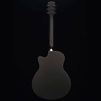 KEPMA A1C Black Matt Гитара акустическая Grand Auditorium, цвет черный матовый