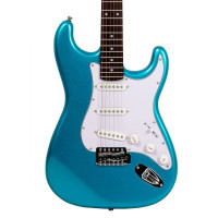 ARIA STG-003 MBL Электрогитара, 6 струн, 22 лада, синий металлик 