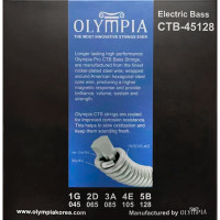 Olympia CTB45128 Набор струн для 5-струнной бас-гитары, размер 45-128, никель