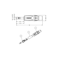 Разъем Amphenol KS3PB-AU