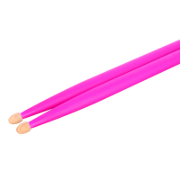 HUN Fluo Series 5A PURPLE Барабанные палочки, орех, деревянный наконечник (жёлудь), фиолетовые