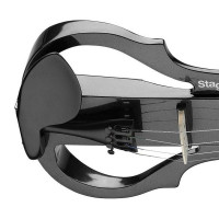 STAGG EVN X-4/4 MBK Электроскрипка 4/4 в комплекте, цвет чёрный металлик
