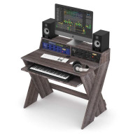 Glorious Sound Desk Compact Walnut Стол аранжировщика, X-тип, цвет орех