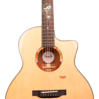 Trumon Dolphin1955TF M1Pro Гитара электроакустическая Grand Auditorium, с чехлом, цвет натуральный
