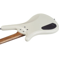 Warwick Corvette ASH CW HP Teambuilt Бас-гитара, 4 струны, чехол, цвет белый