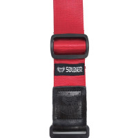 SOLDIER STP-NST-1250 01 Ремень для гитары текстиль, красный