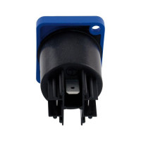 NEUTRIK NAC3MPA панельный разъем, (Power-in), синий