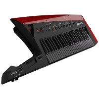 Roland AX-EDGE-B Cинтезатор сценический с наплечным ремнем, 49 клавиш, чёрно-красный