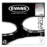 Evans ETP-G1CLR-F Набор пластиков для барабана 10"/12"/14", однослойные
