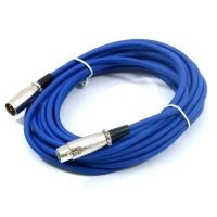 True magic TLC 6M/BL Шнур микрофонный XLR (F) ⇔ XLR (M), 6 метров, синий
