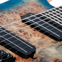 SCHECTER REAPER-7 MULTI-SCALE CB Электрогитара мультимензурная, 7 струн, цвет Satin Charcoal Burst