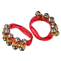 Fleet FLT-WBP1 Бубенцы на пластиковой полукруглой ручке, цвета в ассортименте