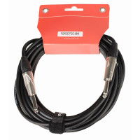 FORCE FGC-09/6 Шнур инструментальный Jack 1/4"(прямой) ⇔ Jack 1/4"(прямой), 6 метров