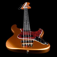 JET JJB-300 GD R Бас-гитара Jazz Bass, 4 струны, золотая