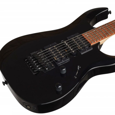 Cort X250-BK Электрогитара, 6 струн, 24 лада, H-S-H, черная