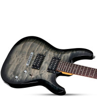 SCHECTER C-6 PLUS CB  Электрогитара, Stratocaster, цвет пепельный бёрст