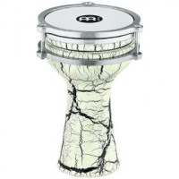 MEINL HE-053 Mini Darbuka Дарбука алюминиевая, 4.25" x 7.75", цвет бежевый с кракелюрами