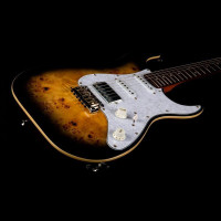 JET JS-450 QTBR Электрогитара, Stratocaster, цвет коричневый прозрачный