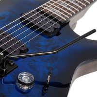 SCHECTER OMEN ELITE-6 FR STBB Электрогитара, Stratocaster, цвет синий