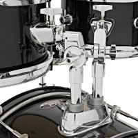 Pearl RSJ465C/C31 Ударная установка из 5-ти барабанов, цвет Jet Black, стойки и тарелки в комплекте