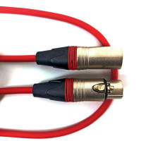 True magic TLC 10M/R Шнур микрофонный XLR (F) ⇔ XLR (M), 10 метров, красный