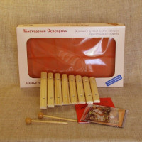 Мастерская Сереброва (к1-кс-07) Ксилофон диатонический 8 пластин
