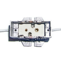 ROCCER GY16 (parts 2) Ламподержатель (патрон) керамический с проводами и оснасткой