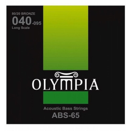 Olympia ABS-65 Набор струн для акустической бас-гитары, 80/20 Bronze, размер 40-95