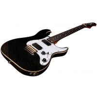 JET JS-500 BLS Электрогитара, Stratocaster, 24 лада, HH Alnico, черный с блестками