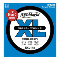 Набор струн для 6-струнной электрогитары D`ADDARIO EXL148