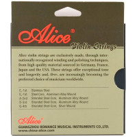 Alice A707 Комплект струн для скрипки 4/4, металл, среднее натяжение