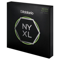 D'Addario NYXL45105 набор струн для 4-струнной бас-гитары, размер 45-105