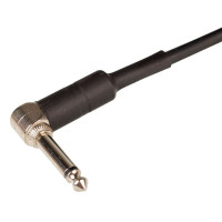 FORCE FGC-19/025L Патч-шнур гитарный, JACK 1/4" (угловой) <=> JACK 1/4" (угловой), 25см