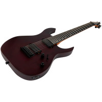 SPIRA S-407 MWR Электрогитара 7-струнная, Superstrat, HH, цвет матовый красное вино