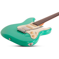 SCHECTER NICK JOHNSTON TRAD-HSS A. GREEN Электрогитара, Stratocaster, цвет Atomic Green