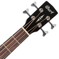 Cort AB850F BK W_BAG Электроакустическая бас-гитара с чехлом, цвет чёрный