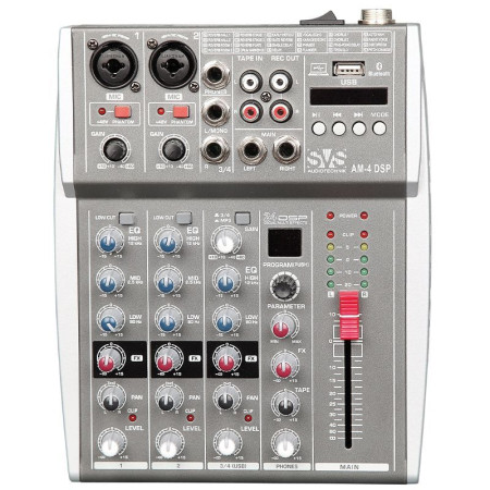 SVS Audiotechnik AM-4 DSP Микшерный пульт аналоговый, 4-канальный