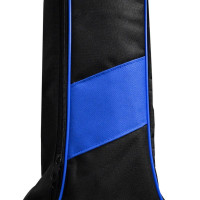 SOLO ЧГ12-2/1B Чехол для акустической гитары, утепленный, 2 ремня, с синей отделкой
