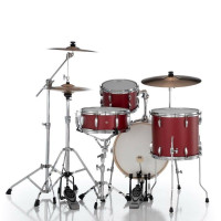 Pearl MT564/C-D747 Ударная установка из 4-х барабанов, стойки в комплекте, цвет Matte Red 