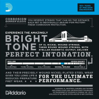 D'Addario EXL165TP Набор струн для 4-струнной бас-гитары, размер 45-105