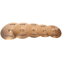 KINGDO LOW VOLUME SET 14"+16"+18"+20" GOLDEN Комплект тарелок