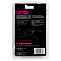 Ernie Ball 9600 Каподастр универсальный, пружинный, серия Axis Capo, цвет черный