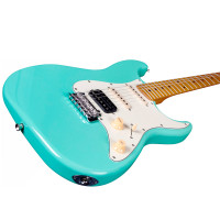 JET JS-400 SFG Электрогитара, Stratocaster, 22 лада, HSS Ceramic, цвет морской волны